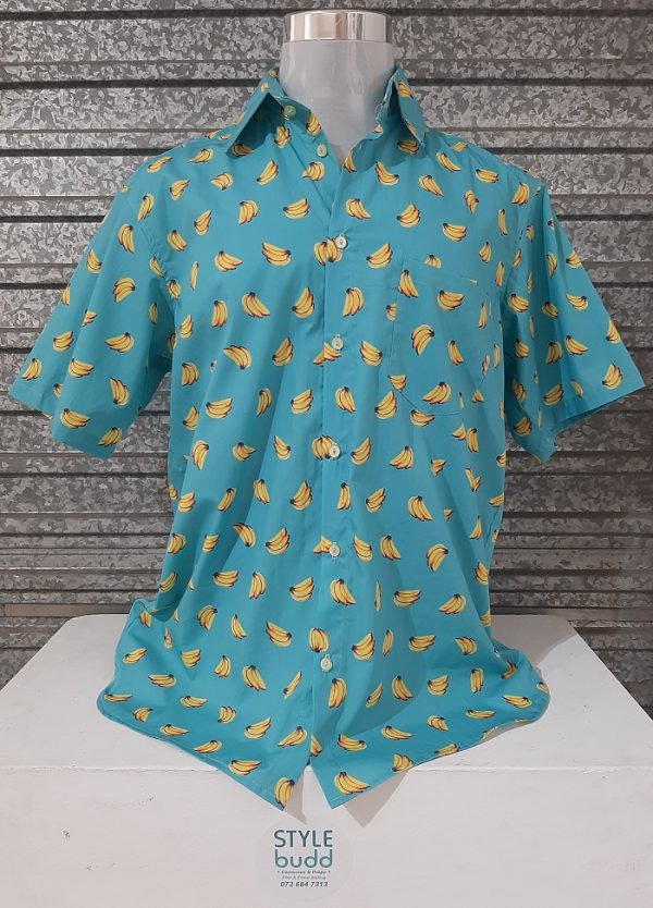 Locally Designed Print Shirt with Bananas