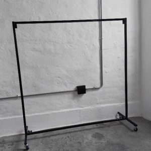 Black Metal Clothing Rail